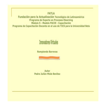 Proyecto de capacitación fase de planificación 