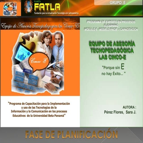 Proyectode capacitaciónfaseplanificaciónpresentación
