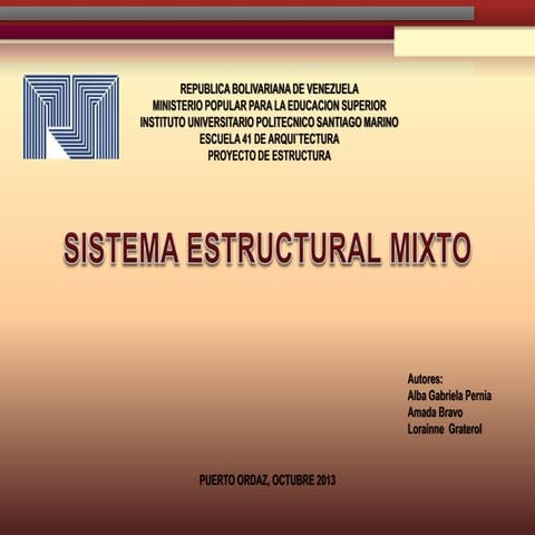 Sistema Estructural Mixto