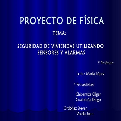 Sensores de movimiento