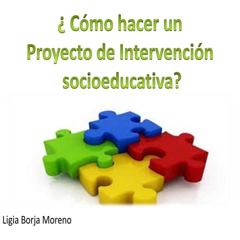 Proyecto de intervención