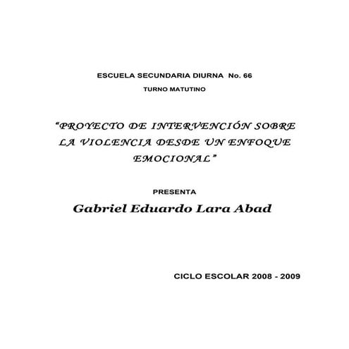 Proyecto de intervención 3