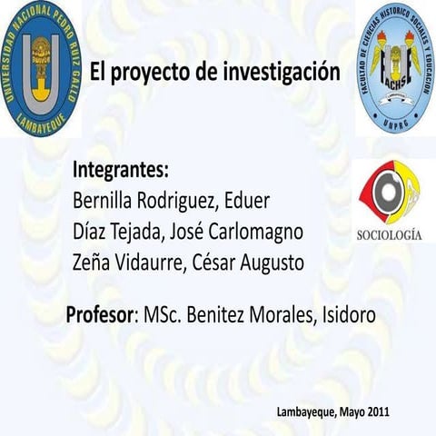 Proyecto de investigación