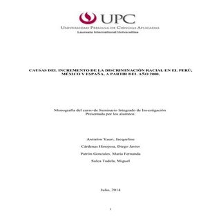 Causas del incremento de la discrim...