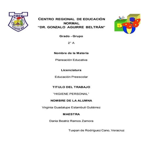 Proyecto de la higiene