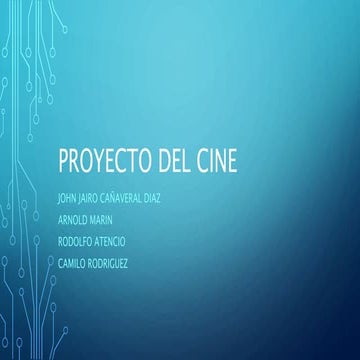 Proyecto del cine