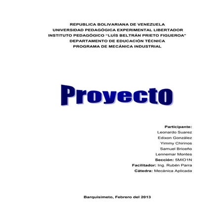 Proyecto del puente de armadura