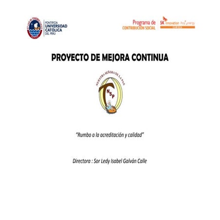 Modulo 3 :Proyecto de mejora de clima institucional