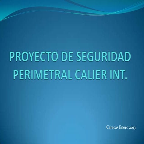 Proyecto de seguridad perimetral calier int
