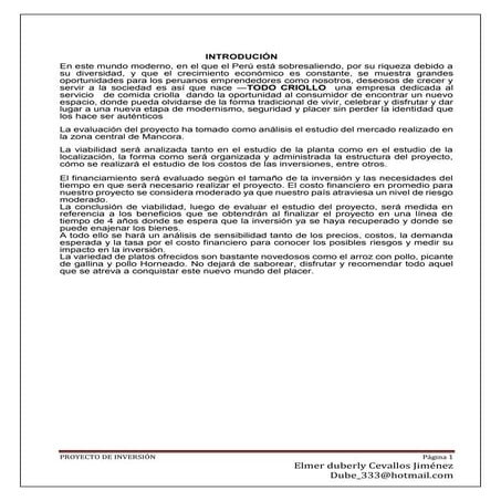 PLANFIICACION DE PRESUPUESTO DE UN RESTAURANTE