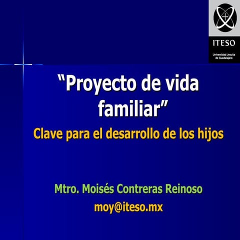 Proyecto de vida familiar
