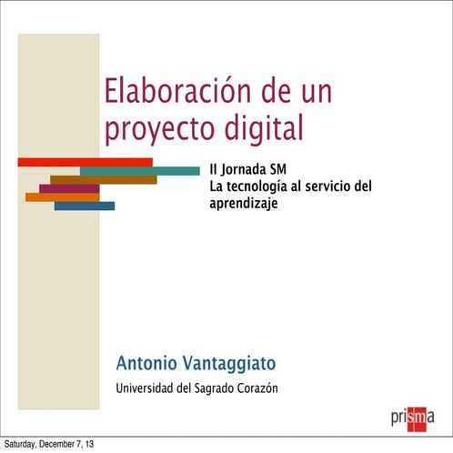 Elaboración de un proyecto digital
