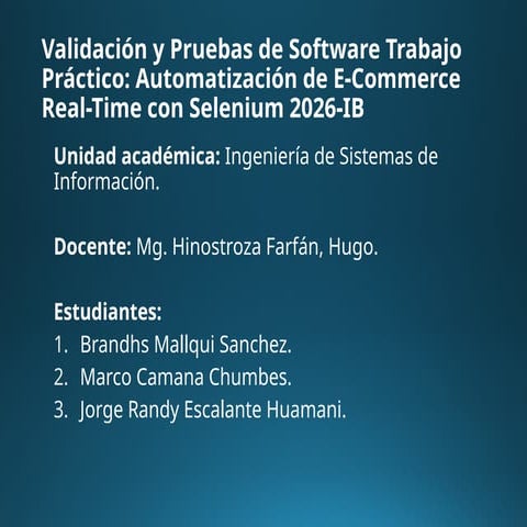 proyecto ecommerce testing grupo.pptx trabo de ppp | PPTX