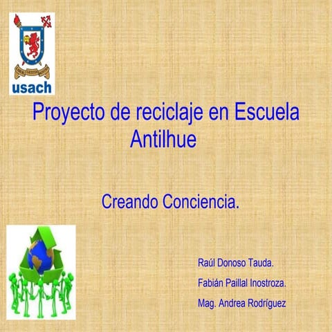 Proyecto educacional