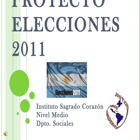 Proyecto elecciones 2011 PPT