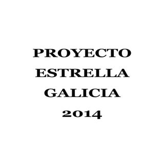 Proyecto Estrella Galicia 2014