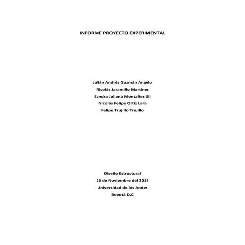 Proyecto experimental