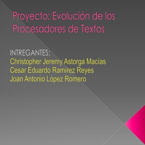 Proyecto final