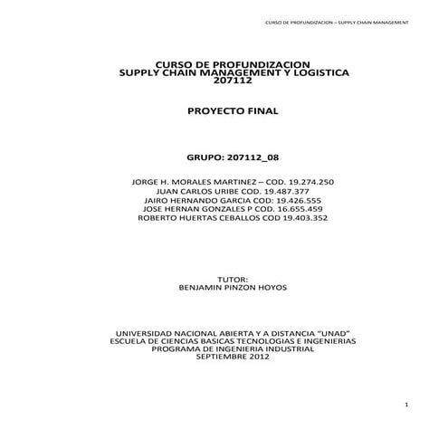 Proyecto final | PDF