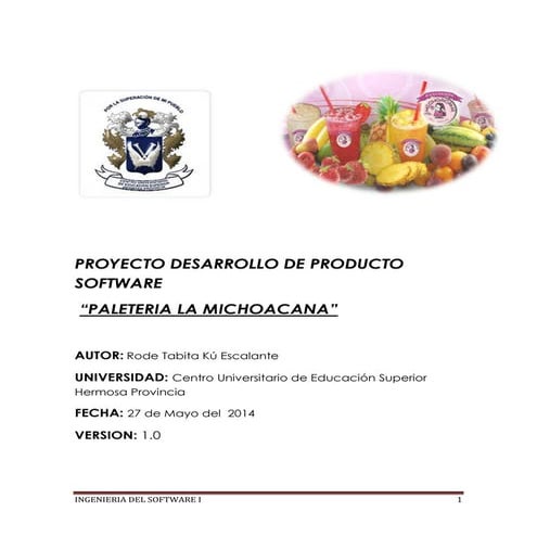 Proyecto final Ingenieria del Software 1