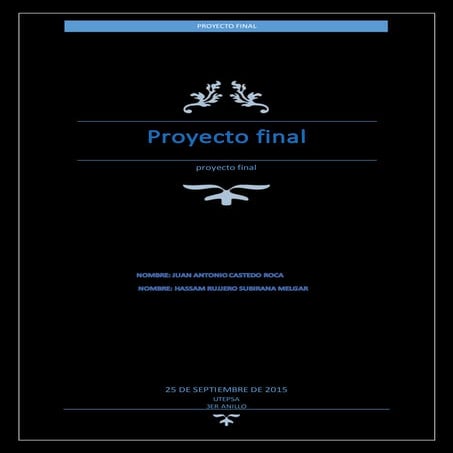 Proyecto final.
