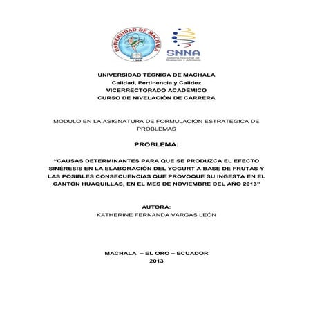 Proyecto final  katherine vargas-elaboracion de yogurt a base de frutas
