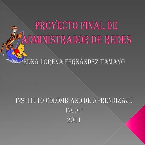 Proyecto final de administrador de redes