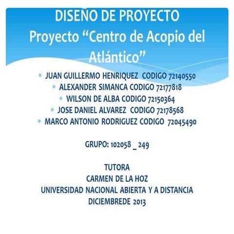 Presentación PMI | PPTX