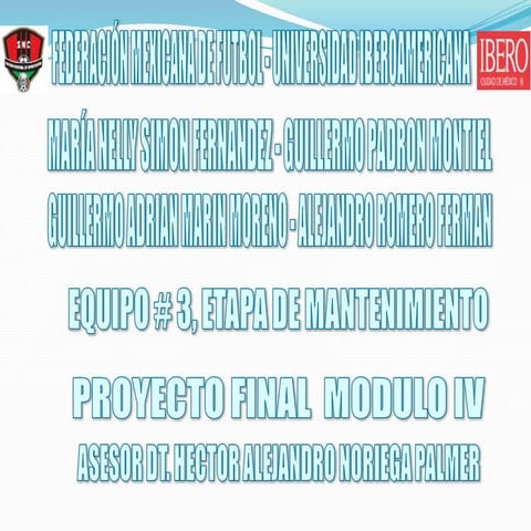 Proyecto final endit 15 16 | PPTX