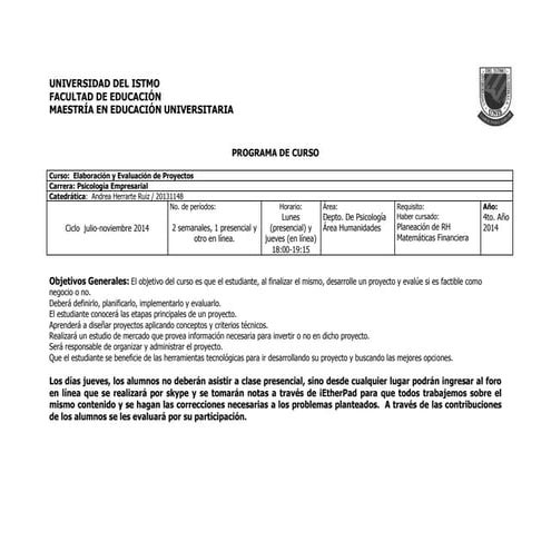 Proyecto final programa de curso TICS