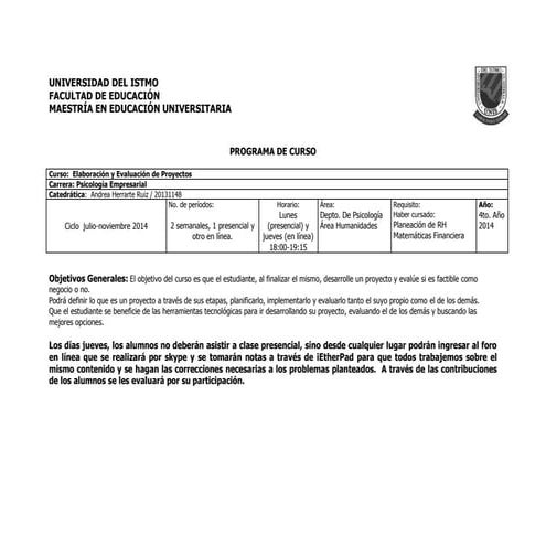 Proyecto final Curso TICS