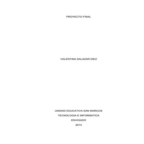 Proyecto final valentina