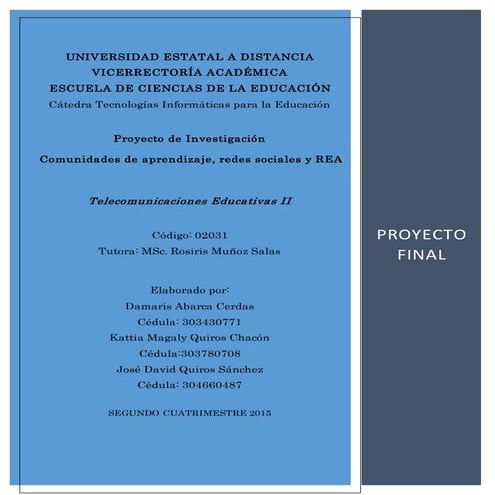 Proyecto final web 2.0