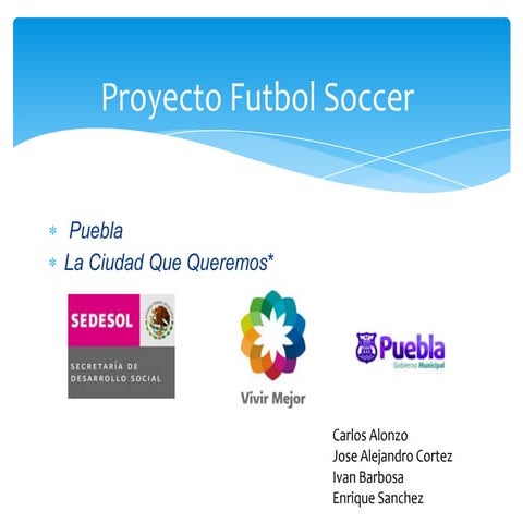 Proyecto futbol soccer