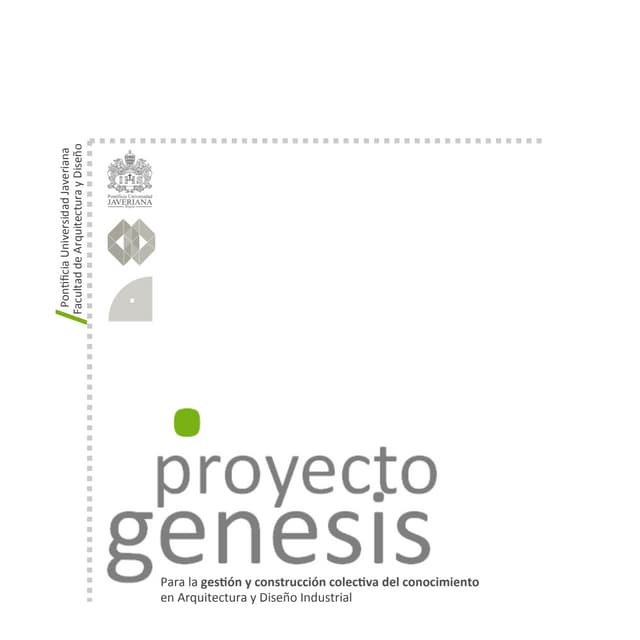 Proyecto genesis | PDF