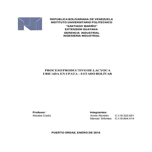 Proyecto de gerencia industrial (control)