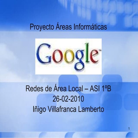 Presentacion sobre Google