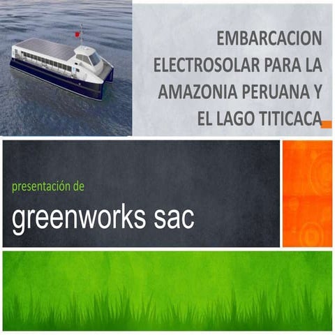 Proyecto greenworks embarcacion solar
