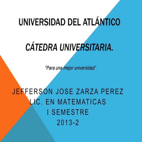 Proyecto grupal catedra universitaria 2013-2