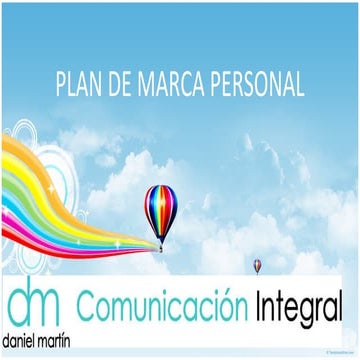PLAN DE MARCA PERSONAL