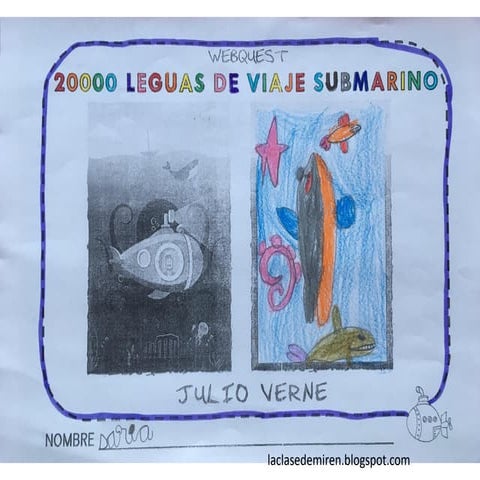 Proyecto hecho webquest 20000 leguas de viaje submarino