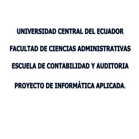 Proyecto informática
