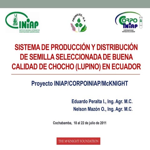 Proyecto iniap