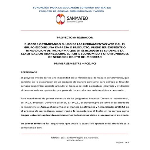 Proyecto integrador comercio