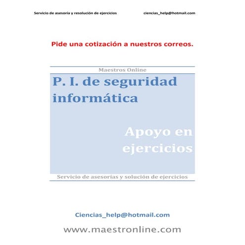 Proyecto integrador de seguridad informatica | PDF