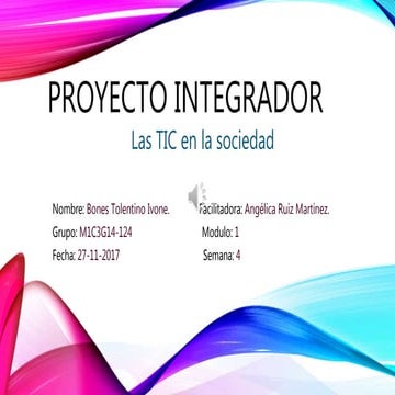 Proyecto integrador las tics en la sociedad 2
