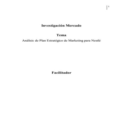 Proyecto investig. m. nestlé