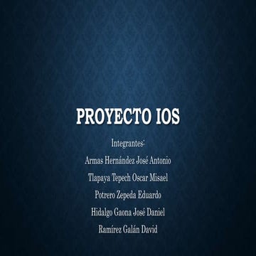 Sistema oprativo ios