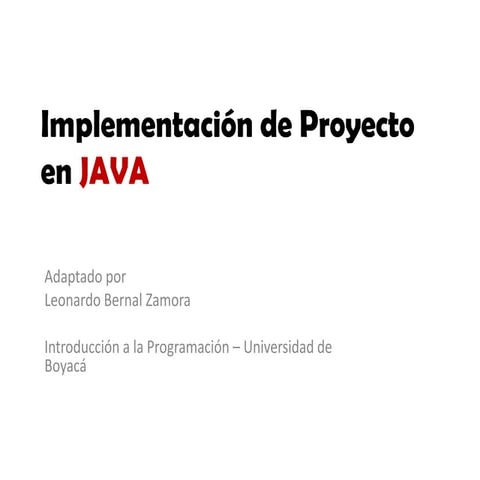 Proyecto java