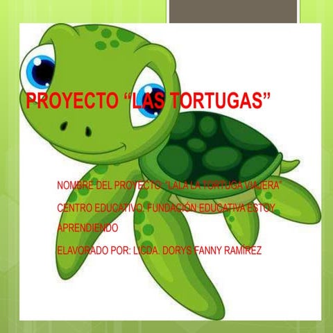 Proyecto lala la tortuga viajera